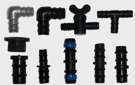 Drip accessories, nipple, start connector, grommet, end cap, tee, reducing tee, reducer, lateral cock, agriculture pipes, micro irrigation, industrial pipes, valves, drip irrigation system, sprinkler system, mini sprinkler, PVC pipe, HDPE pipes, drip irrigation system, sprinkler irrigation system, compression fitting, fittings, disc filter, PP ball valves, HDPE ball valves, pipes for allied industries, agriculture pipe manufacturer, industrial pipes manufacturer, HDPE pipes manufacturer, OM Irrigation, Rajkot, Gujarat, India.Designed & Developed by Rudra Softwares www.rudrasoftwares.net